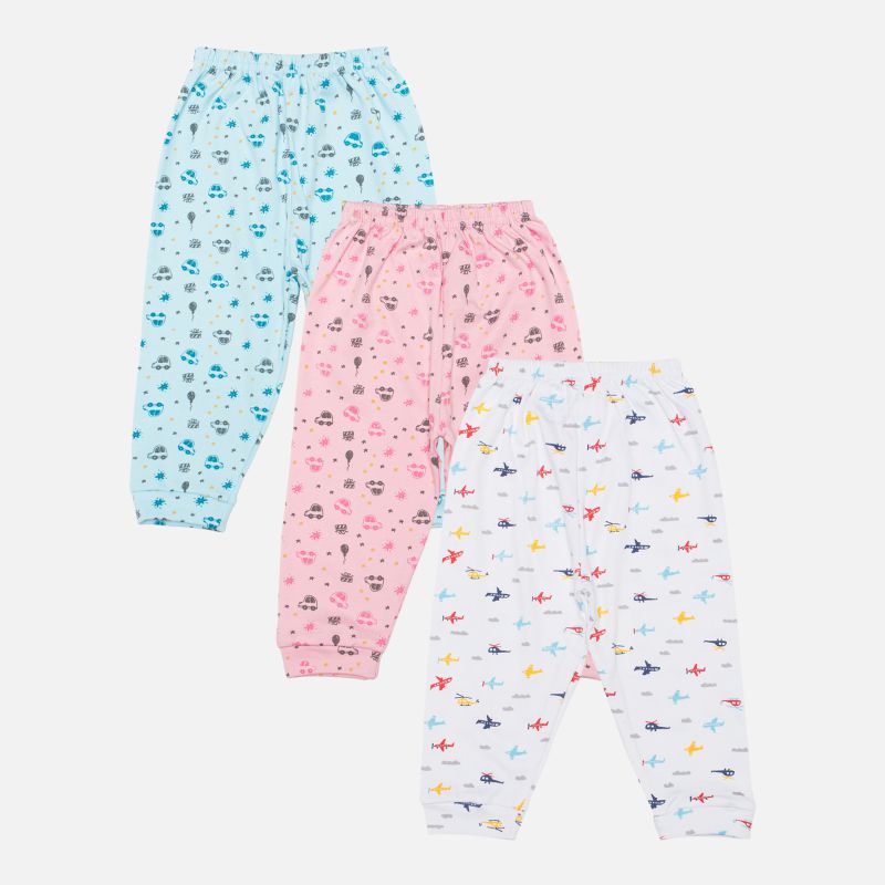 Bodycare Unisex Pajami Pack Of 3 - Assorted