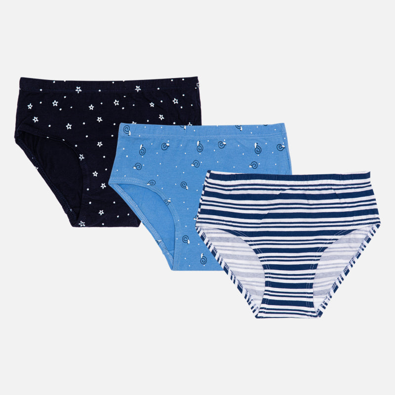 Bodycare Cotton Panties for Girl's (Pack of_3) Solid Hipster Panty