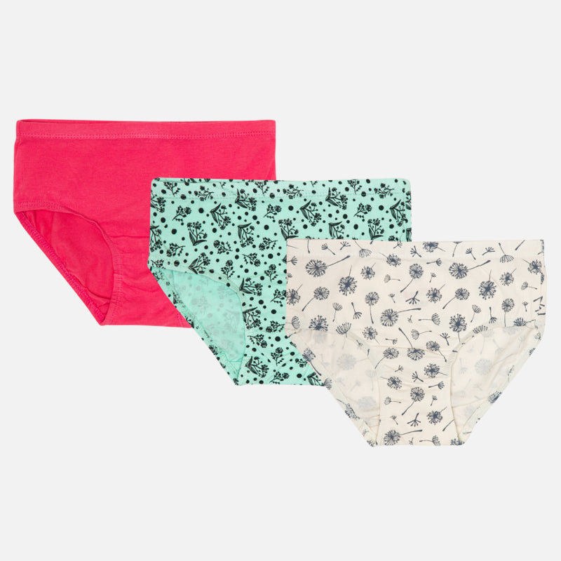 Bodycare Cotton Panties for Girl's (Pack of_3) Solid Hipster Panty