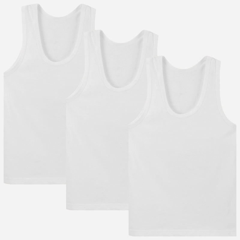 Bodycare Boys Vest Round Neck Sleeveless Pack Of 3