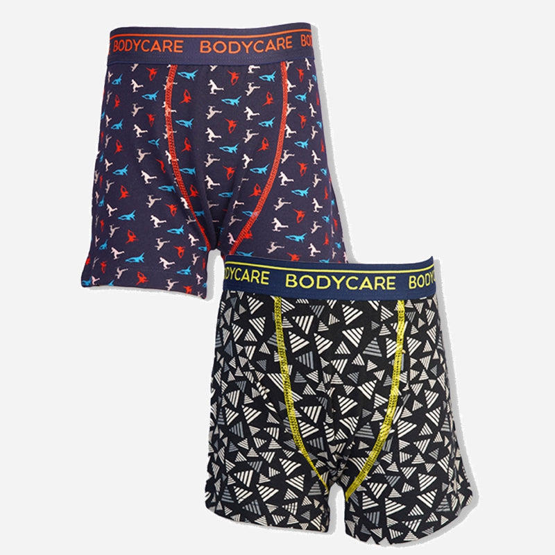 Bodycare Boys Trunks Black & Navy Pack Of 2