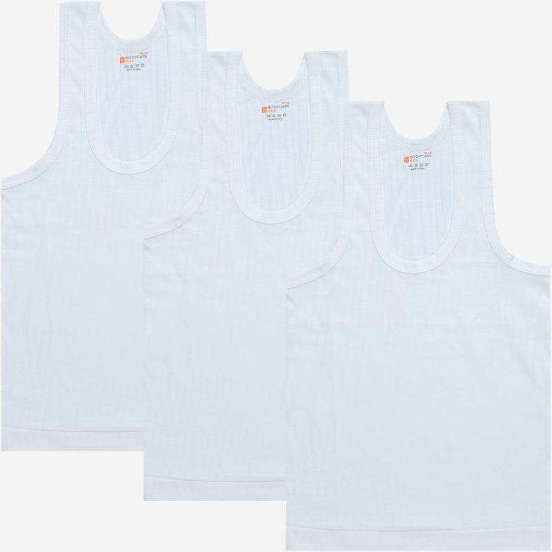 Bodycare Boys Vest Round Neck Sleeveless Pack Of 3