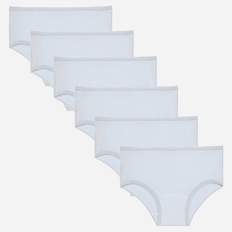 Bodycare Girls Cotton Panty Solid Pack Of 6
