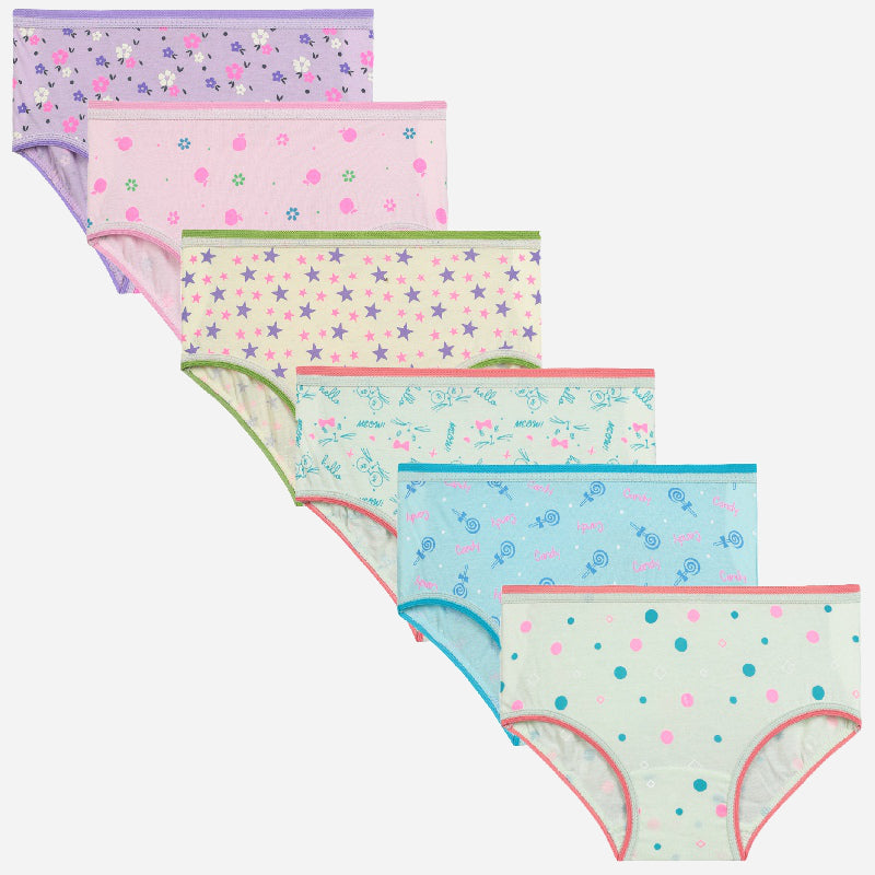 Bodycare Girls Cotton Panty Pack Of 6