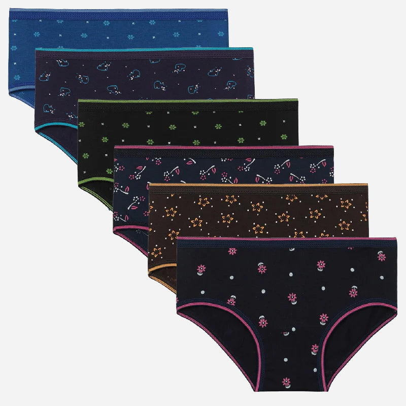 Bodycare Girls Cotton Panty Pack Of 6