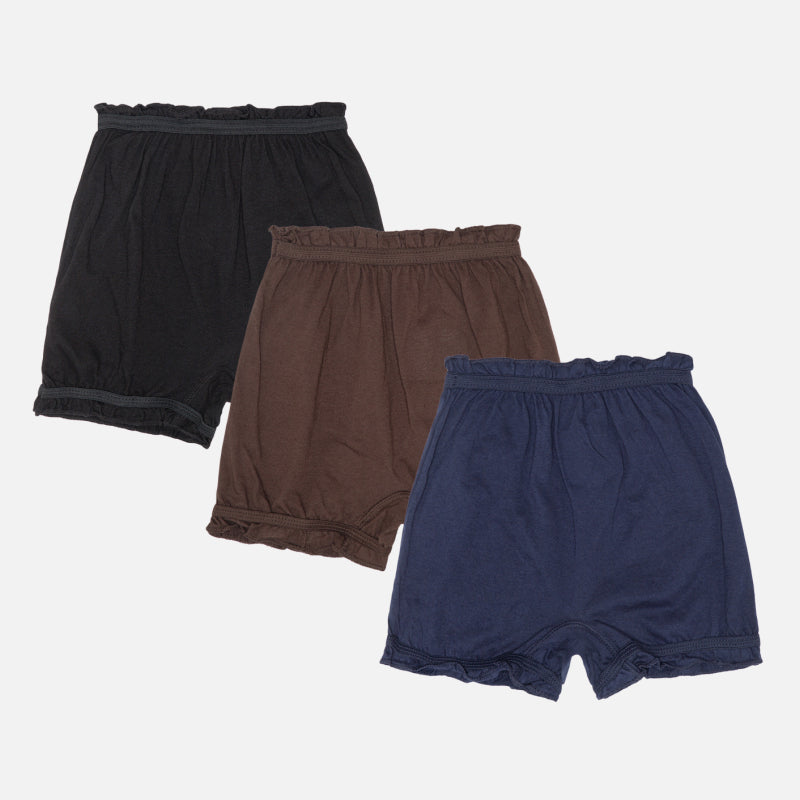 Bodycare Unisex Bloomer Solid Pack of 3 - Assorted