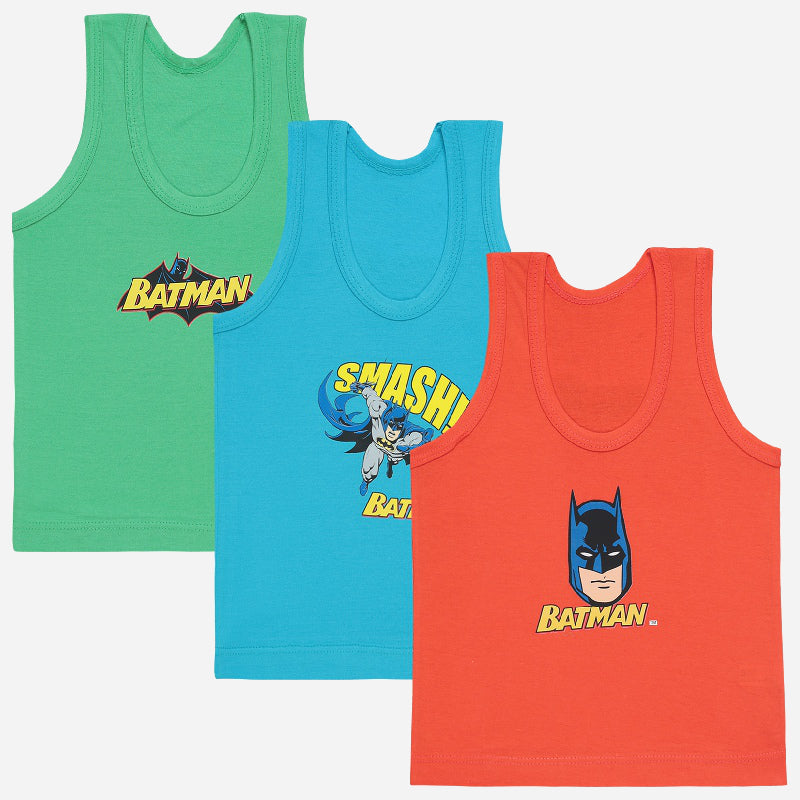 Bodycare Justice League Boys Vest Pack Of 3