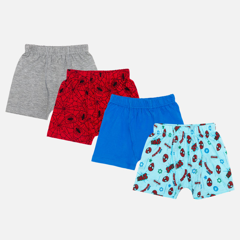 Bodycare Spiderman Boys Trunk Assorted Pack Of 4