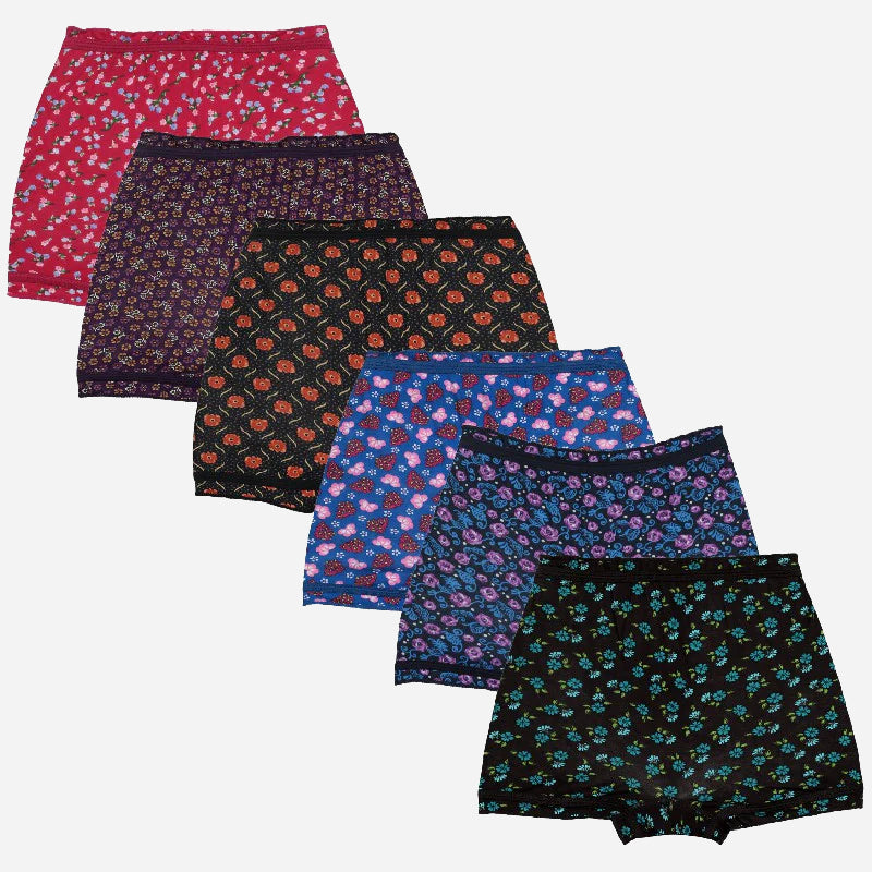 Bodycare Unisex Bloomer Printed Design | Lycra Waistband | Pack Of 6