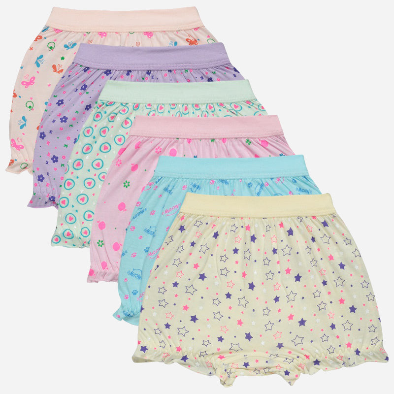 Bodycare Unisex Bloomer Printed | Lycra Waistband | Pack Of 6
