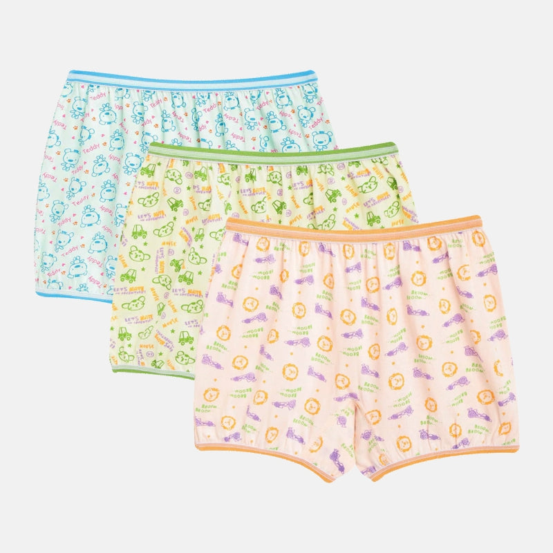 Bodycare Unisex Bloomer Pack Of 3 - Assorted
