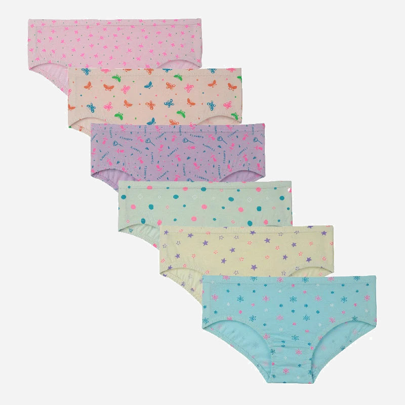Bodycare Girls Cotton Panty Pack Of 6
