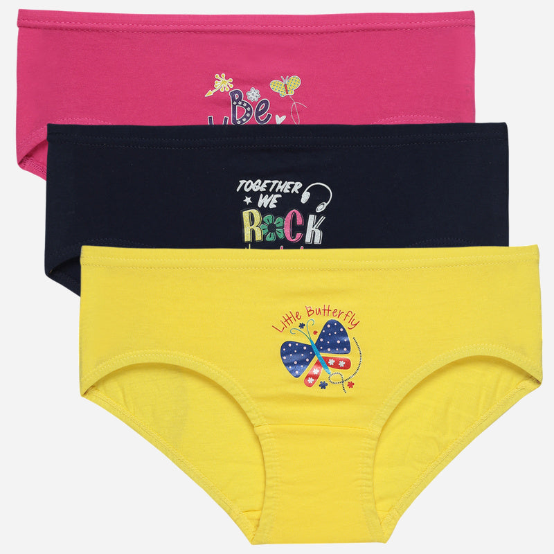 Bodycare Girls Panty Solid Pack Of 3