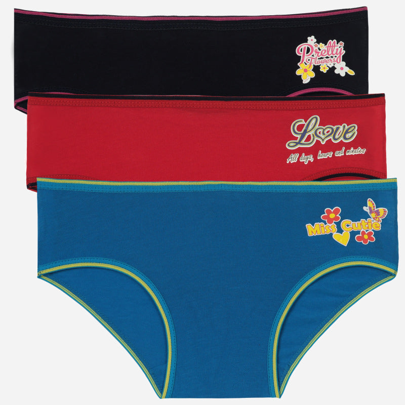 Bodycare Girls Panty Solid Pack Of 3