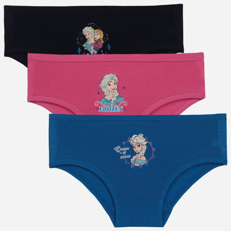 Bodycare Frozen Girls Panty Solid Pack Of 3