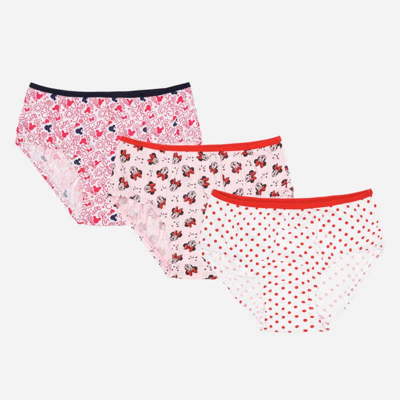 Bodycare Minnie & Friends Girls Panties Pack of 3 - Assorted