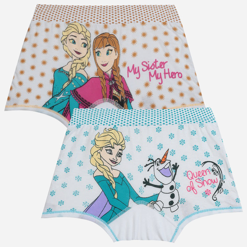Bodycare Frozen Girls Boyshorts Solid | Lycra Waistband | Pack Of 2