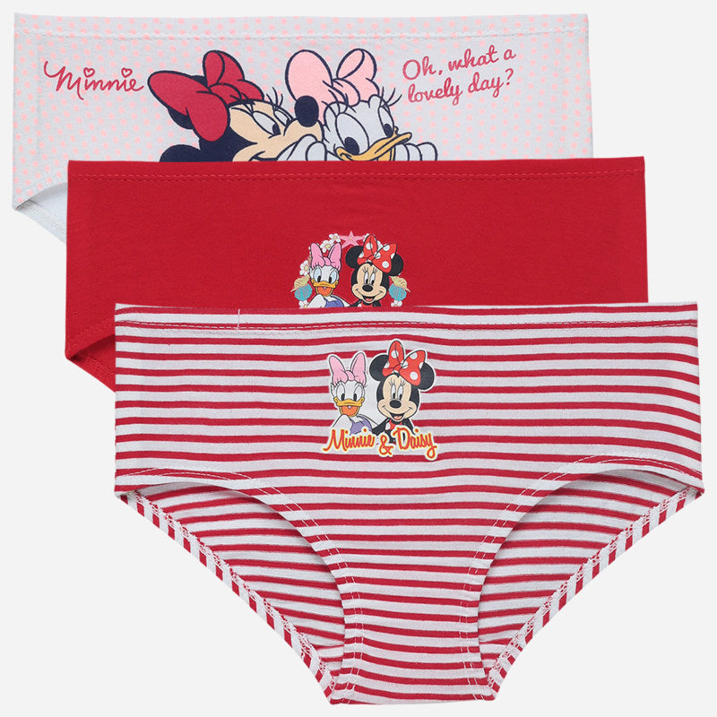 Bodycare Minnie & Friends Girls Panty Solid Pack Of 3