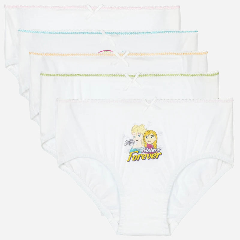 Bodycare Frozen Girls Panty Solid Pack Of 5