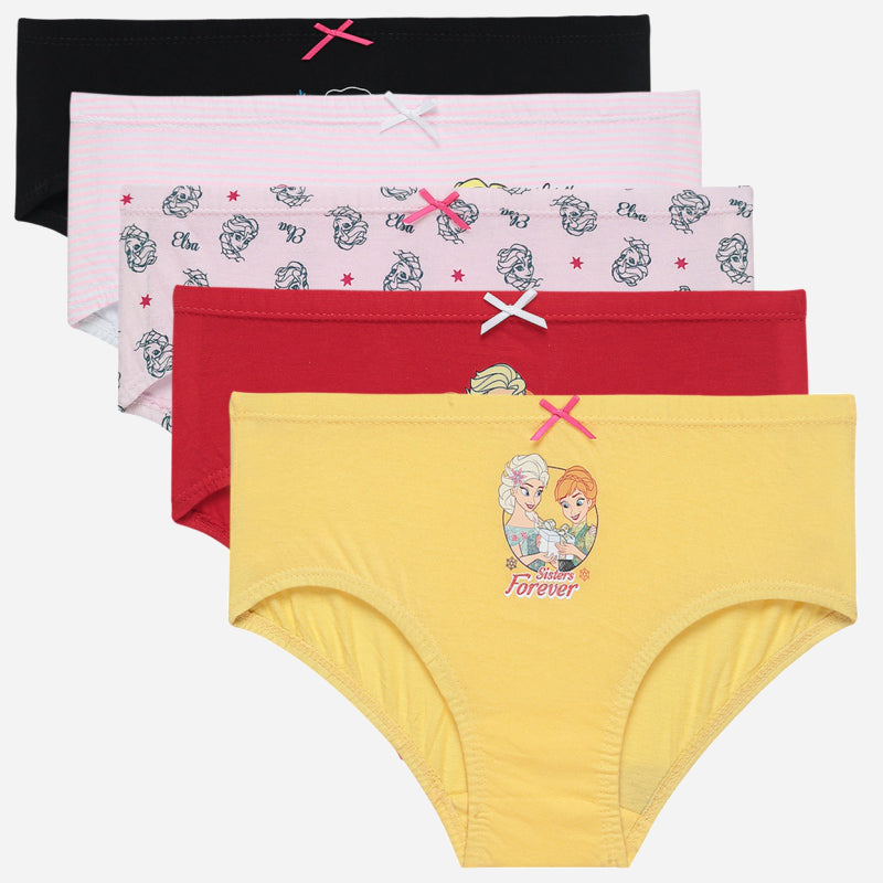 Bodycare Frozen Girls Panty Solid Pack Of 5