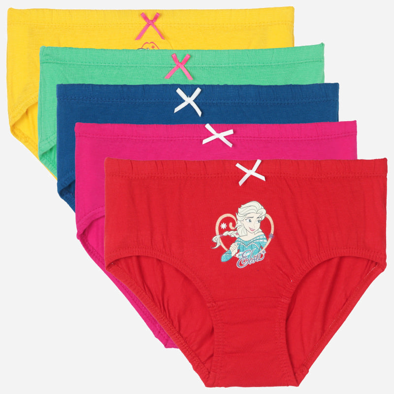 Bodycare Frozen Girls Panty Solid Pack Of 5