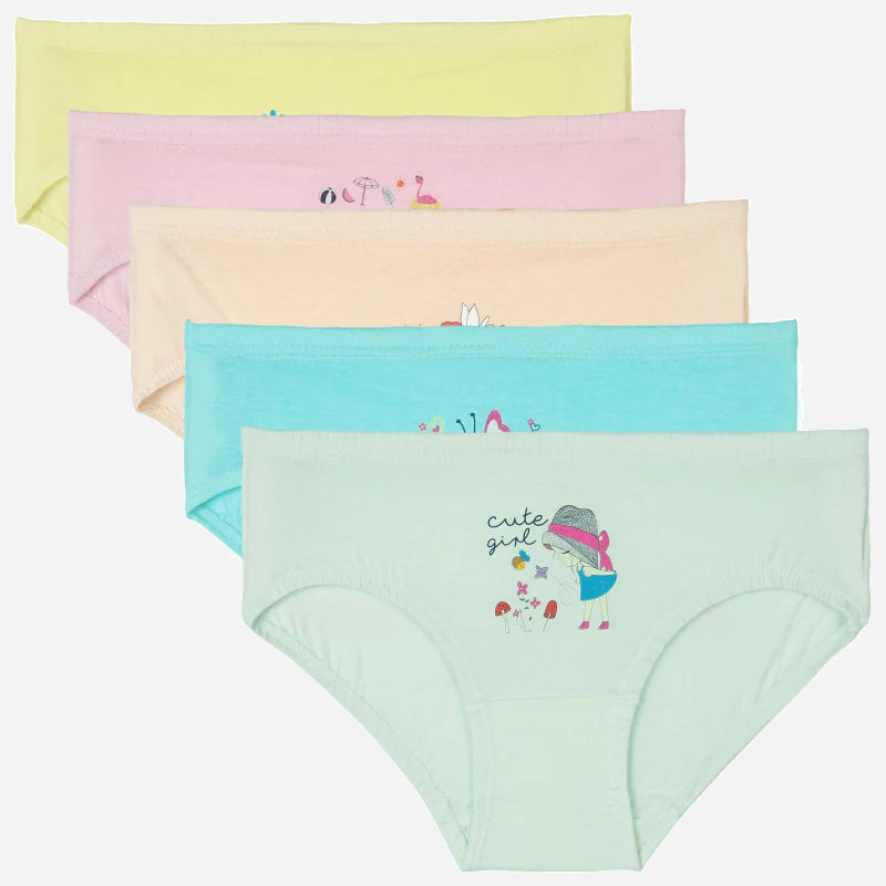 Bodycare Girls Panty Solid Pack Of 5