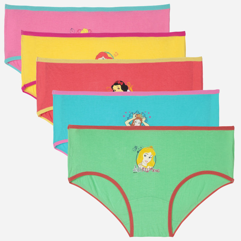 Bodycare Princess Girls Panty Solid Pack Of 5