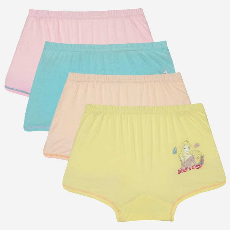 Bodycare Princess Girls Boyshorts Solid Pack Of 4