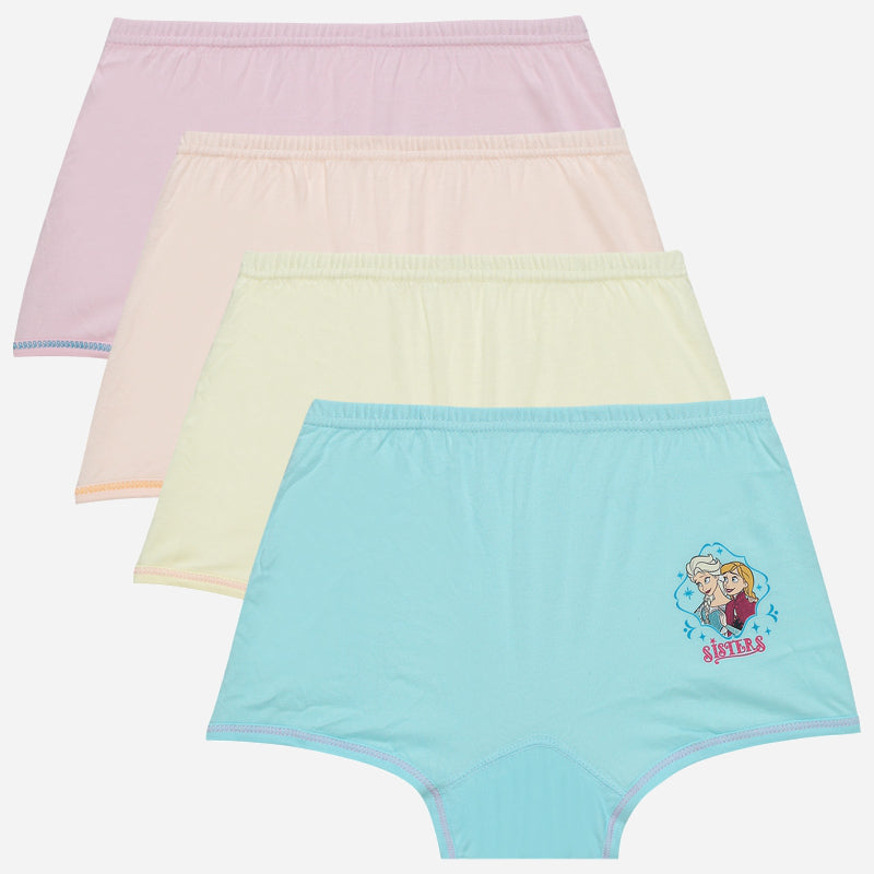 Bodycare Frozen Girls Boyshorts Solid Pack Of 4