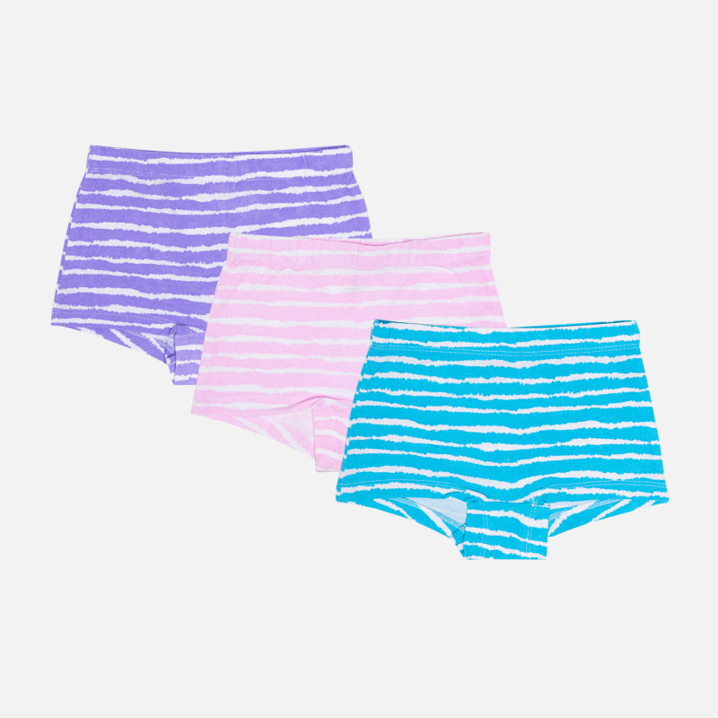 Bodycare Girls Boyshorts Solid Assorted | 100% Cotton | Pack Of 3