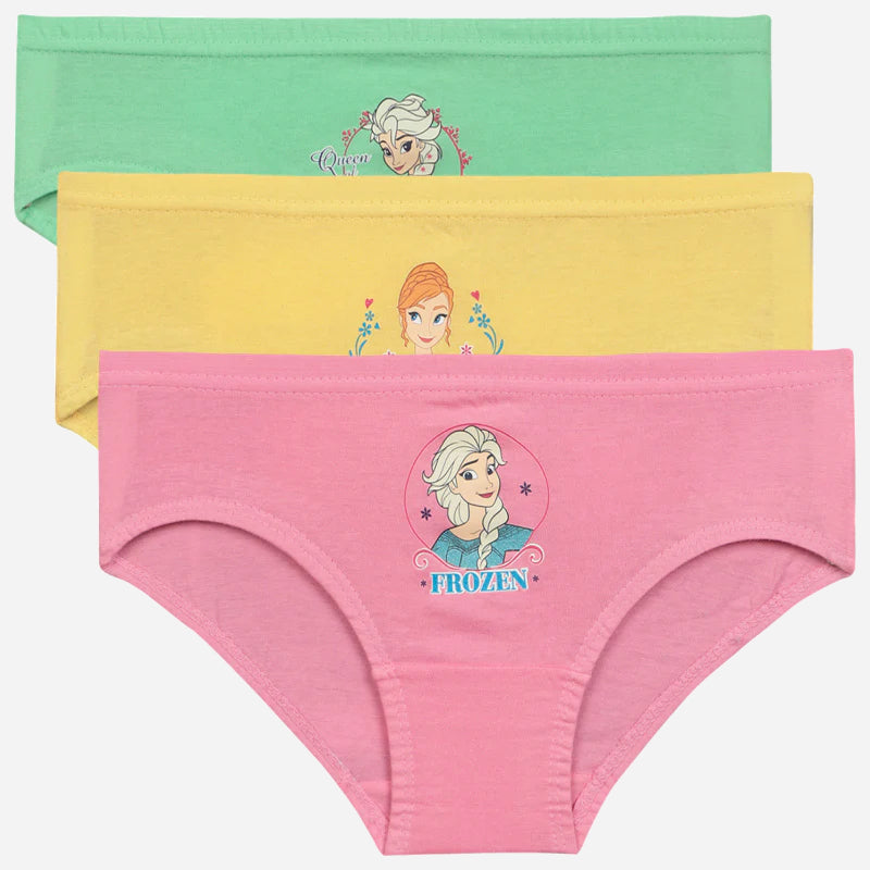 Bodycare Frozen Girls Panty Solid Pack Of 3