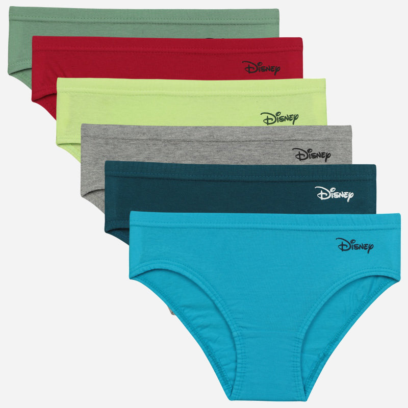 Bodycare Mickey & Friends Boys Cotton Brief Solid Pack Of 6