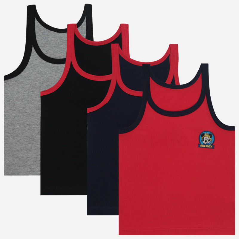 Bodycare Boys Vest Sleeveless Pack Of 4