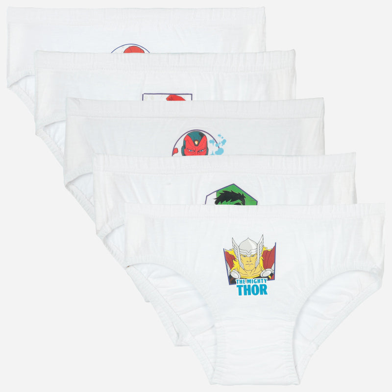 Bodycare Avengers Boys Brief Solid Pack Of 5