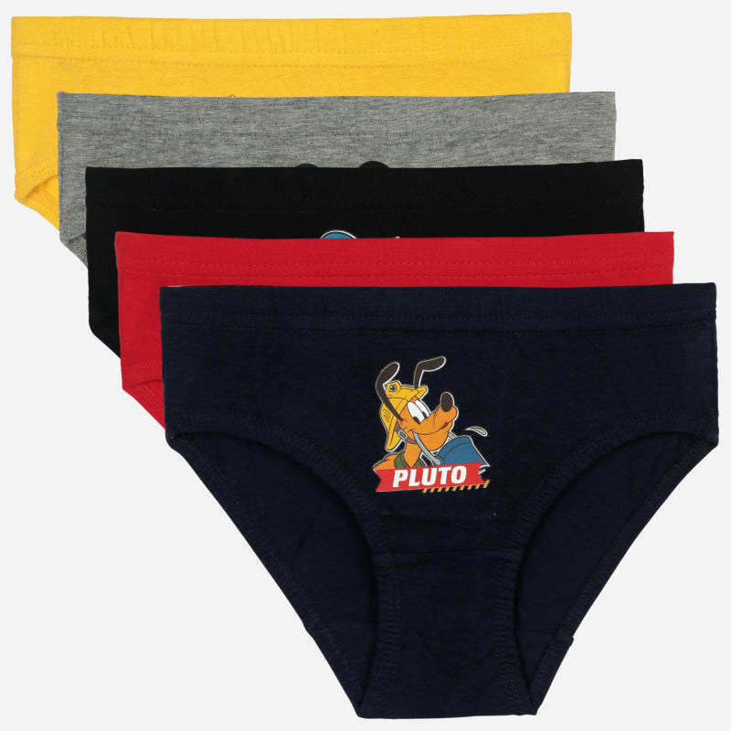 Bodycare Mickey & Friends Boys Brief Solid Pack Of 5