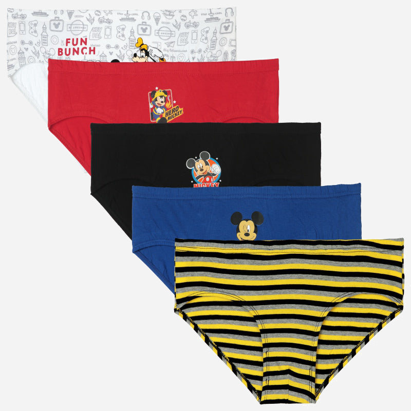 Bodycare Mickey & Friends Boys Brief Pack Of 5