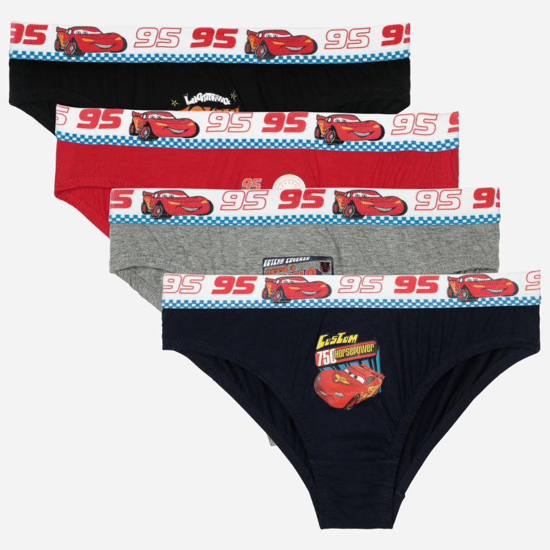 Bodycare Cars Boys Brief Solid Pack Of 4