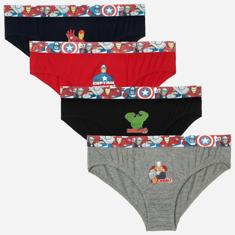 Bodycare Avengers Boys Brief Pack Of 4