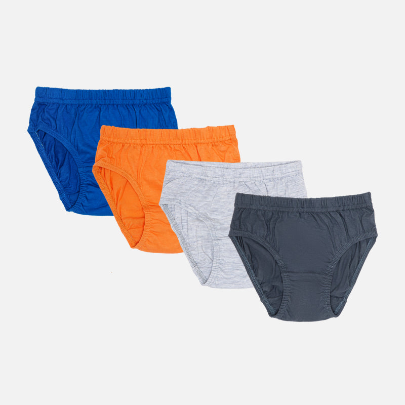 Bodycare Boys Brief for all day comfort stretchable Assorted Pack Of 4