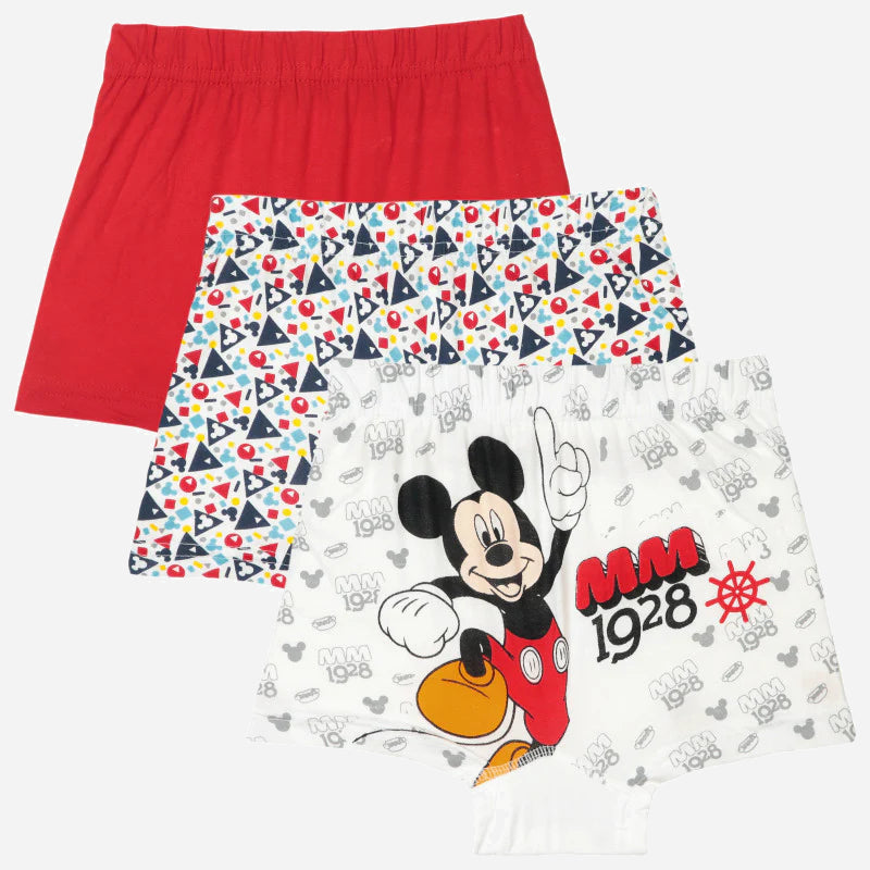 Bodycare Mickey & Friends Boys Trunk Solid Pack Of 3