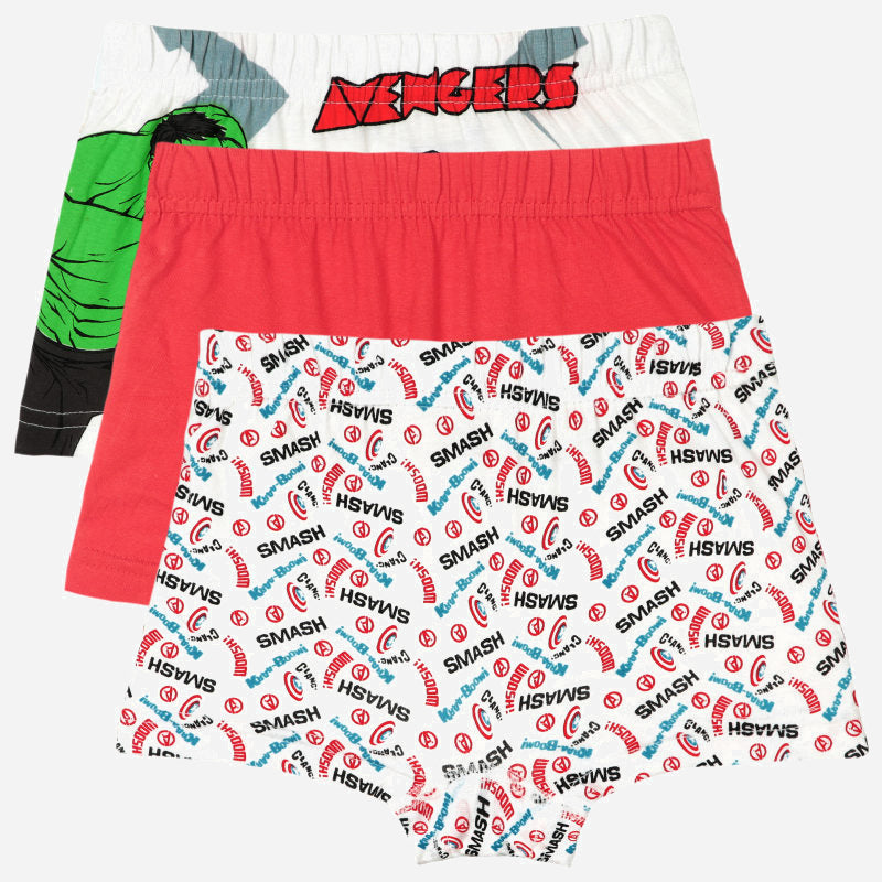 Bodycare Avengers Boys Trunk Solid Pack Of 3
