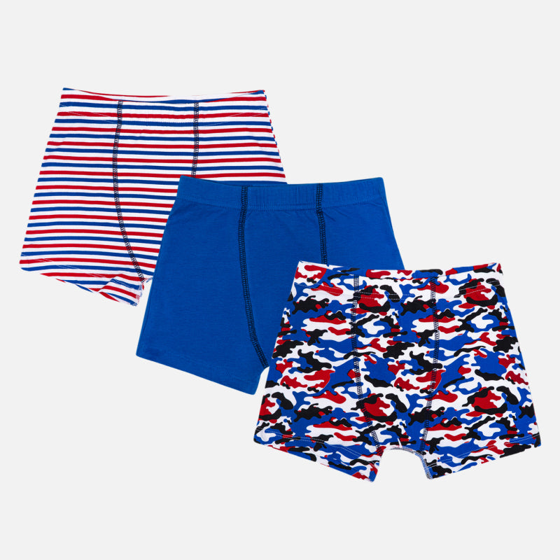 Bodycare Boys Trunks Solid|100% Cotton | Assorted Pack Of 3