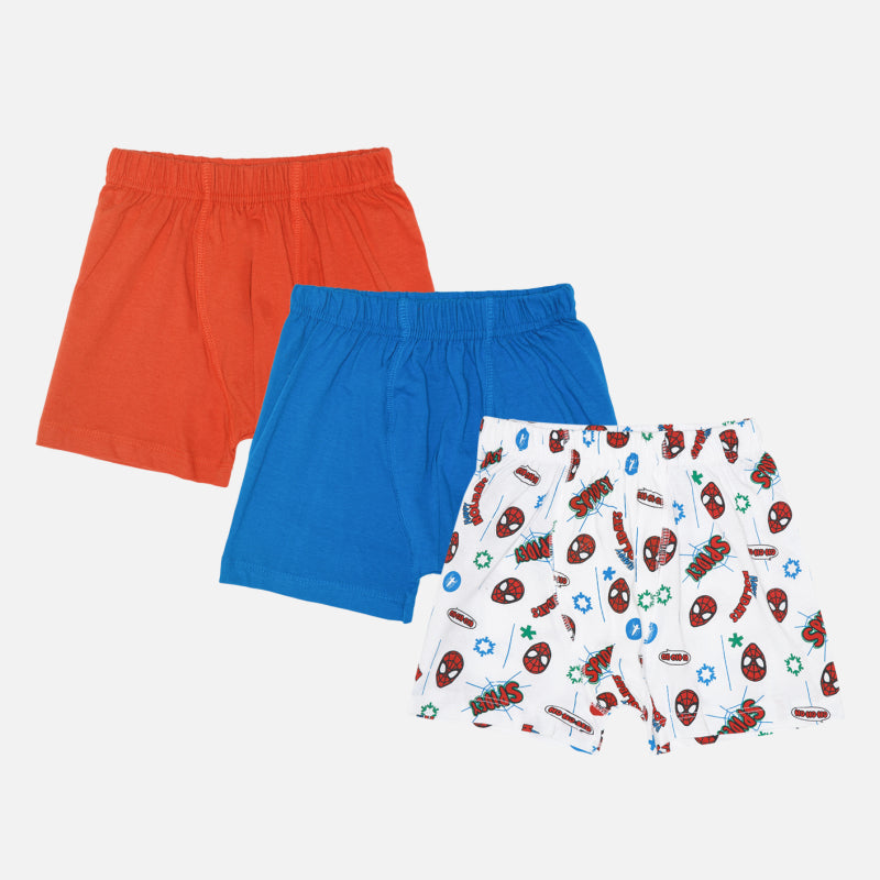 Bodycare Spiderman Boys Trunk Pack of 3 - Assorted
