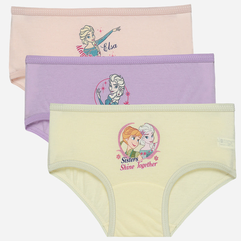 Bodycare Frozen Girls Panty Solid Pack Of 3