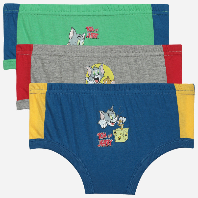 Bodycare Tom & Jerry Boys Brief Solid Pack Of 3