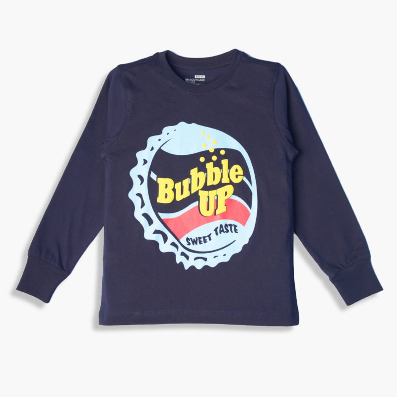 Bodycare Boys Tshirt Round Neck Full Sleeves Navy