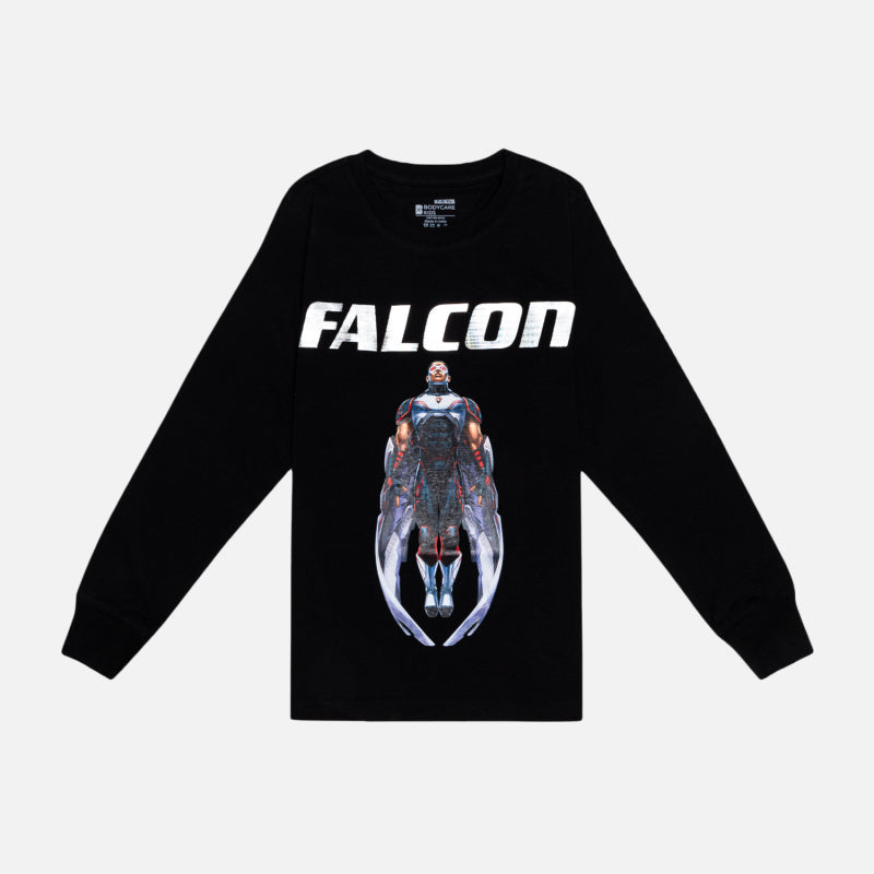 Bodycare Avengers Boys Tshirt Round Neck Full Sleeves - Black