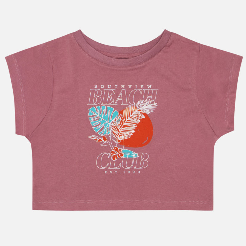Bodycare Girls Tshirt Round Neck Half Sleeves - Smoke Grey