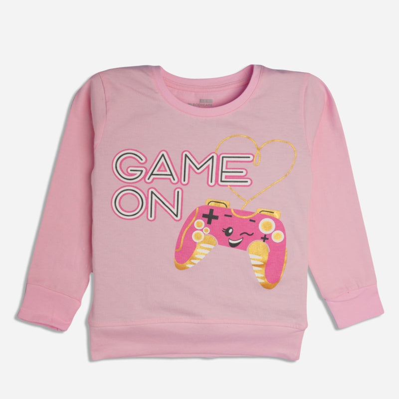 Bodycare Girls Tshirts Round Neck Baby Pink