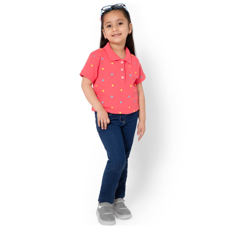 Bodycare Girls Tshirt Collar Half Sleeves Pack Of 1